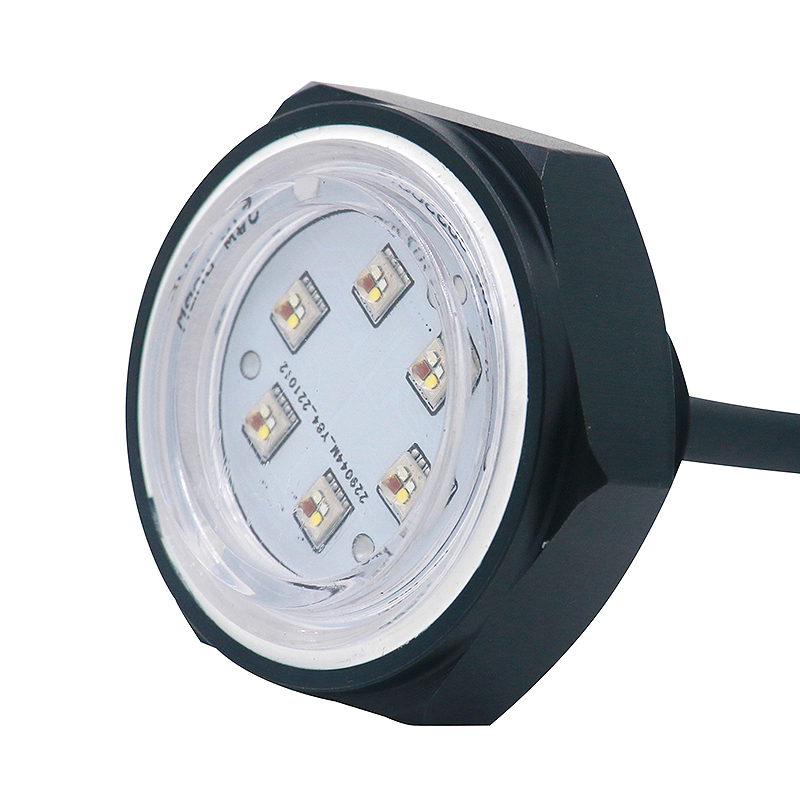 24W IP68 High Bright LED Boat Drain Plug Light