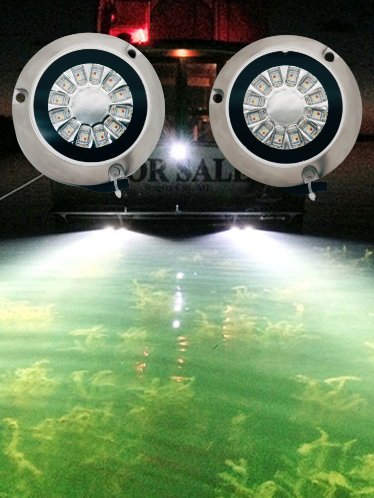 120W 90 Degree Submersible Underwater Led Boat Lights