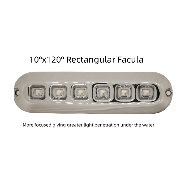 60W Rectangular Facula Underwater LED Boat Light
